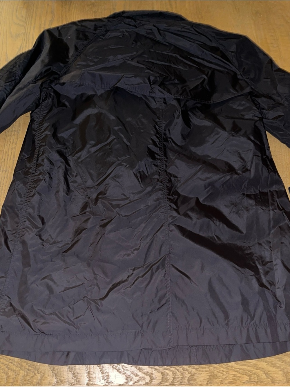 Burberry Brit Black Rain Coat Women’s Windbreaker UK 14 USA 12 - Picture 15 of 16